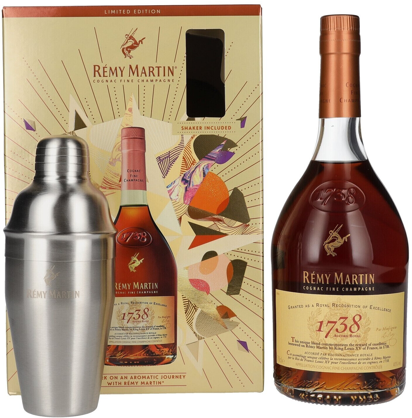 Remy Martin 1738 Accord Royal 0.7l with Shaker