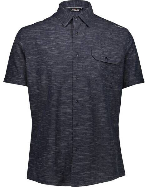 CMP Checked Stretch Shirt (30T9977-N950) blue