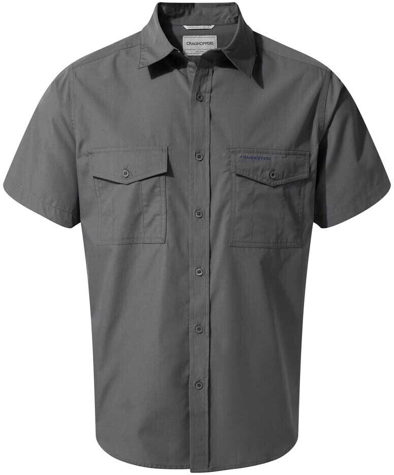Craghoppers Kiwi Short Sleeve Shirt (CMS701) ombre blue