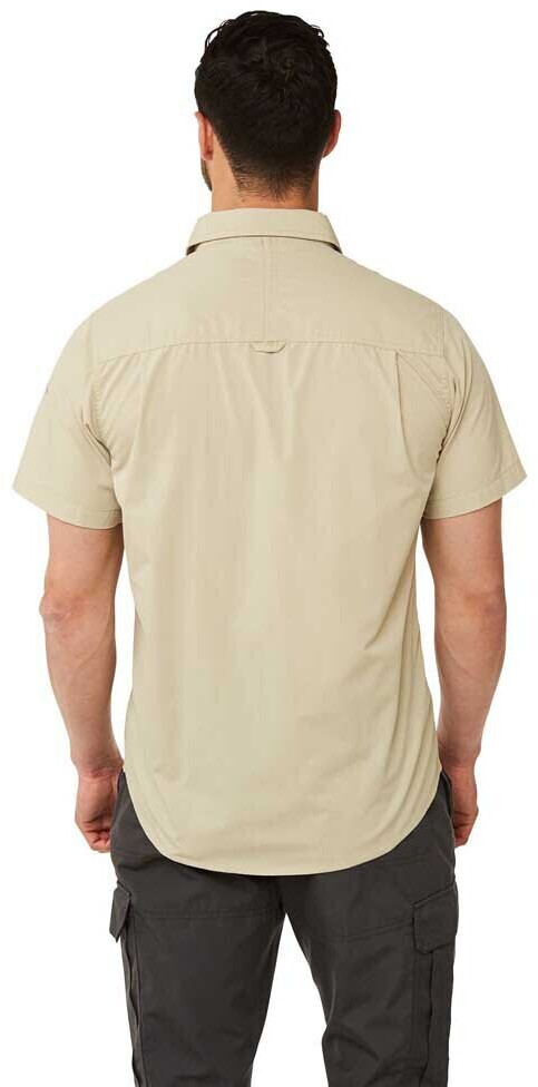 Craghoppers Kiwi Short Sleeve Shirt (CMS701) oatmeal