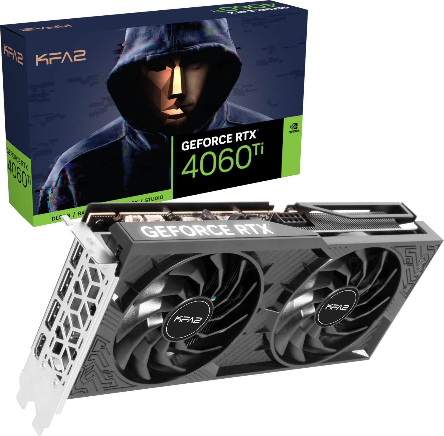 KFA² GeForce RTX 4060 Ti 8 Go 1-Click OC