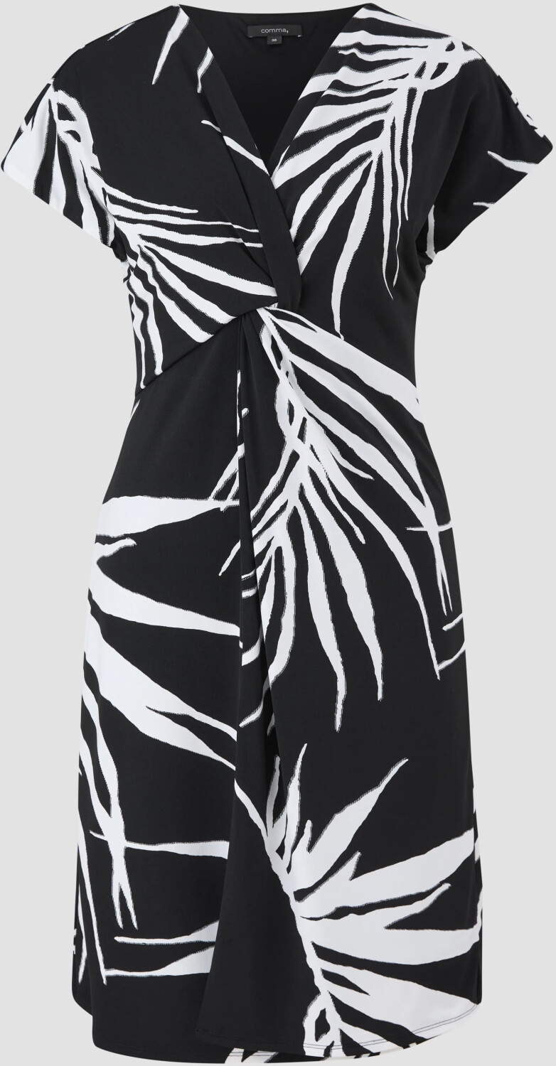 Comma Jerseykleid mit Knoten (2134911) schwarz ab 59,99 € | Preisvergleich  bei