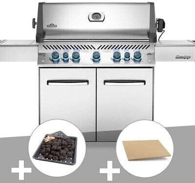 Napoleon Prestige PRO 665 (P665RSIBPSS-FR-67732-70008) plateau charbon, pierre à pizza