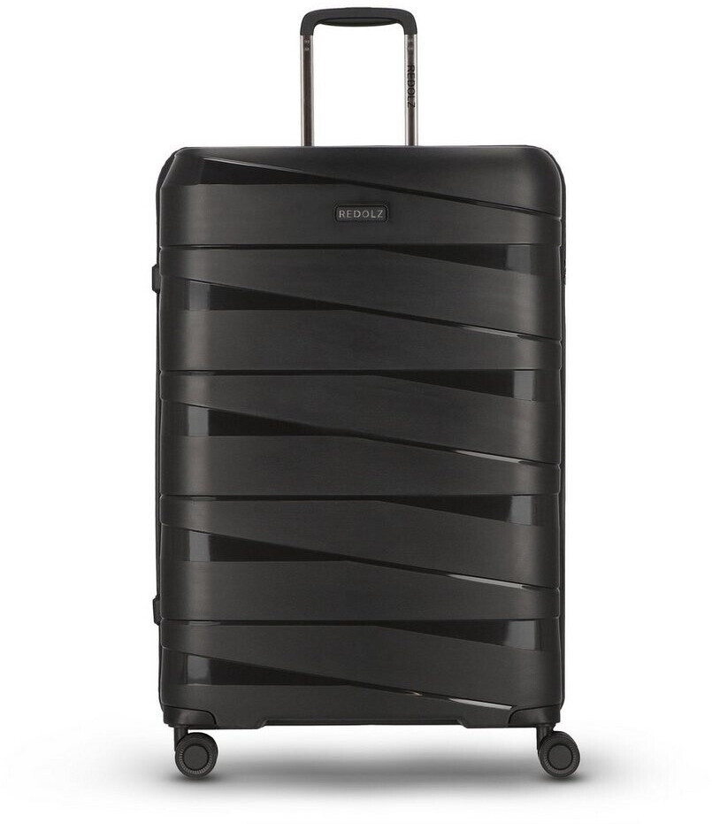 REDOLZ Portafoglio Essentials In Pelle – Nero, 12x2x9 Cm, 8 Scomparti Per Carte, Protezione RFID, Fatto A Mano, Regalo Uomo