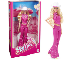 Barbie The Movie - Margot Robbie als Barbie Puppe im pinken Western-Outfit  mit Cowboyhut (HPK00) ab 80,99 € (Februar 2024 Preise)