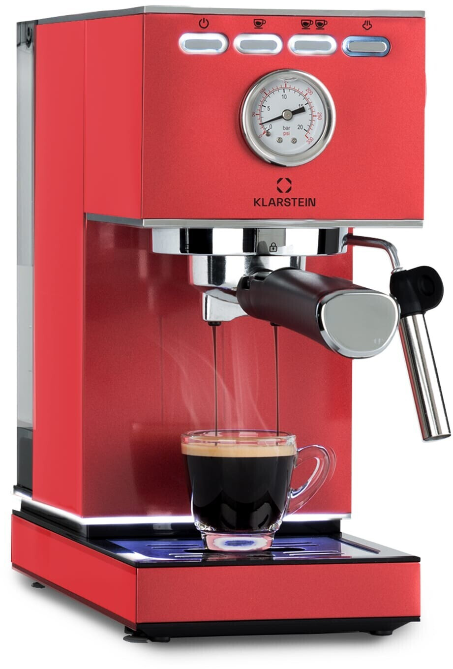 Klarstein Pausa Espressomaker red