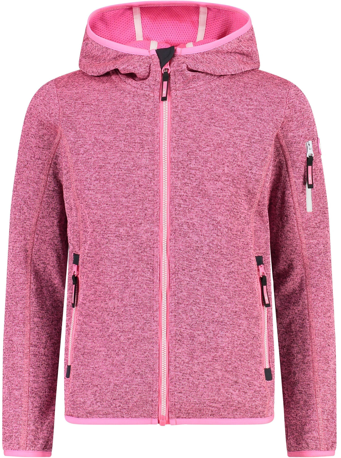 Fleece hooded sweater top