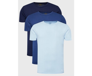 Tシャツ・カットソー POLO RALPH LAUREN Men T Shirts 714830304 015 Blue Buy Polo Ralph Lauren 3-Pack T-Shirt (714830304) from £36.00