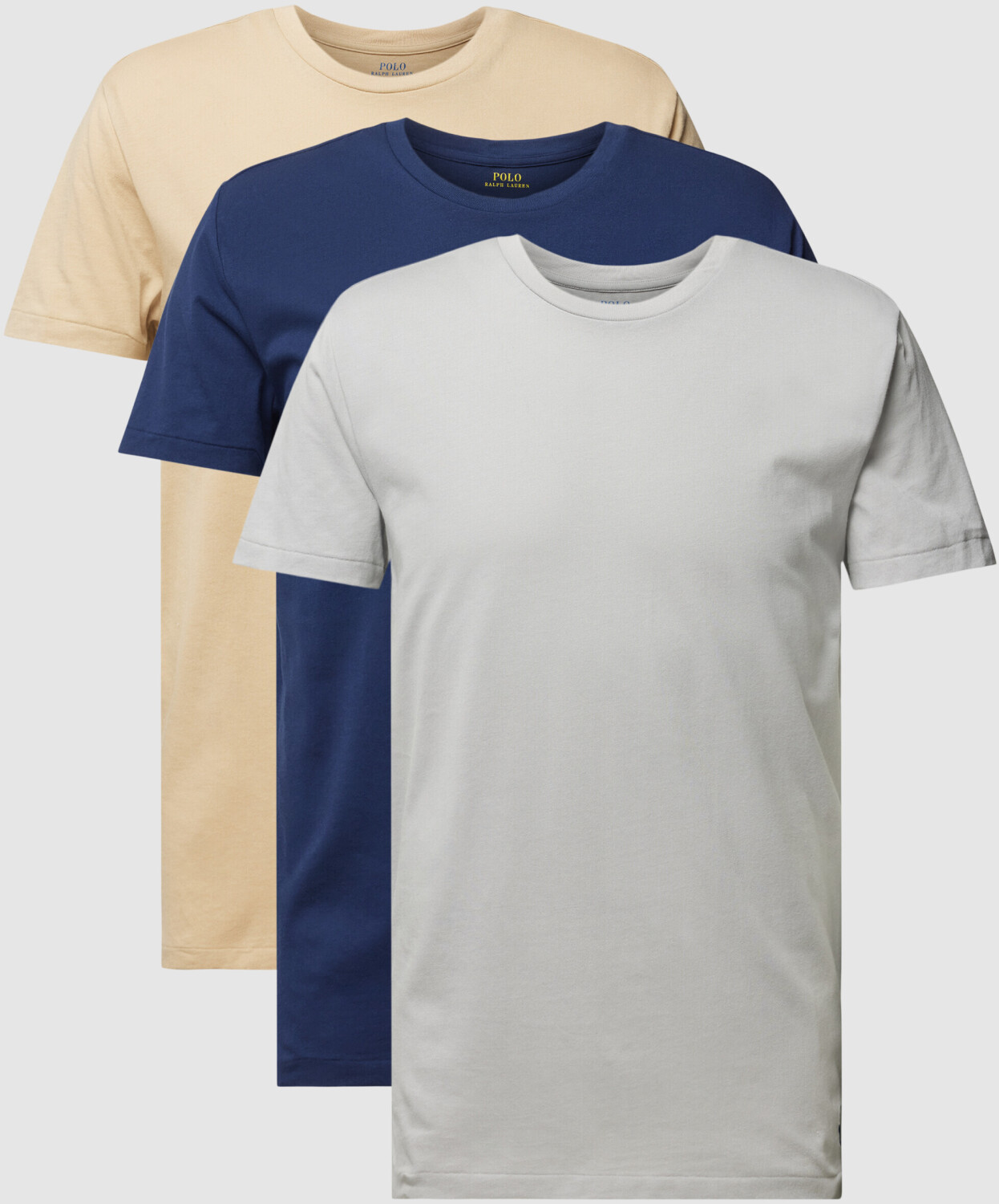 Tシャツ・カットソー POLO RALPH LAUREN Men T Shirts 714830304 015 Blue Buy Polo Ralph Lauren 3-Pack T-Shirt (714830304) from £36.00