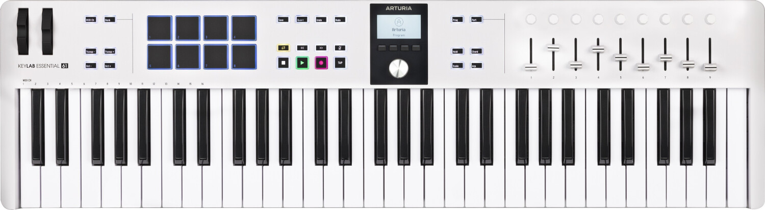 Arturia KeyLab Essential 61 Mk3 White