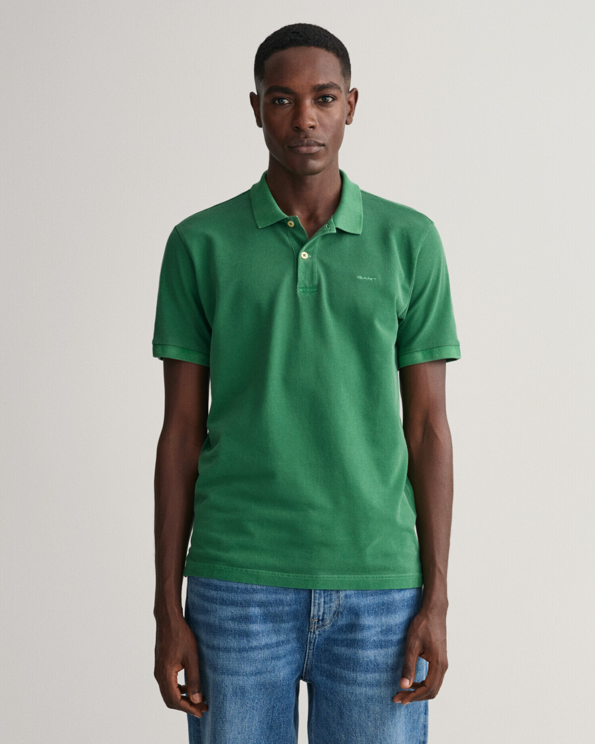 Piqué Poloshirt grün | € bei (2043005) GANT Sunfaded 69,99 Preisvergleich ab