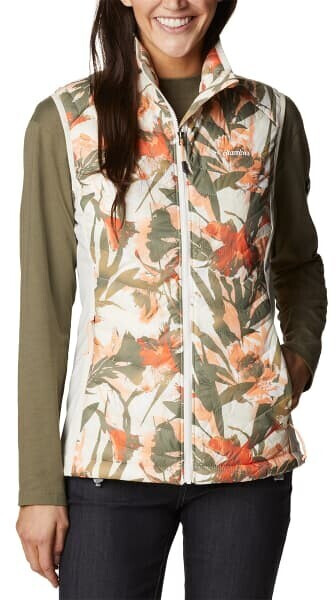Columbia Powder Pass Vest Women chalk floricult