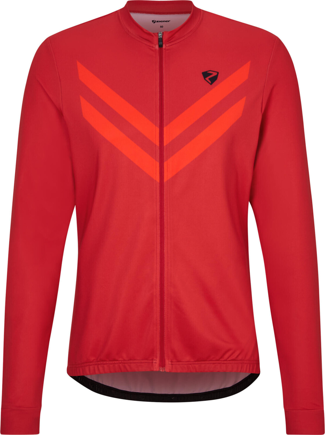 Ziener Cogel Man Maglia Ciclismo Uomo: Tricot Tecnico A Manica Lunga Con Mezza Zip, Traspirante E Asciugatura Rapida
