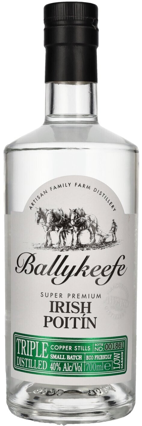 Ballykeefe Triple Distilled Super Premium Irish Poitín 07l 40 Ab 3813 € Preisvergleich Bei 3465