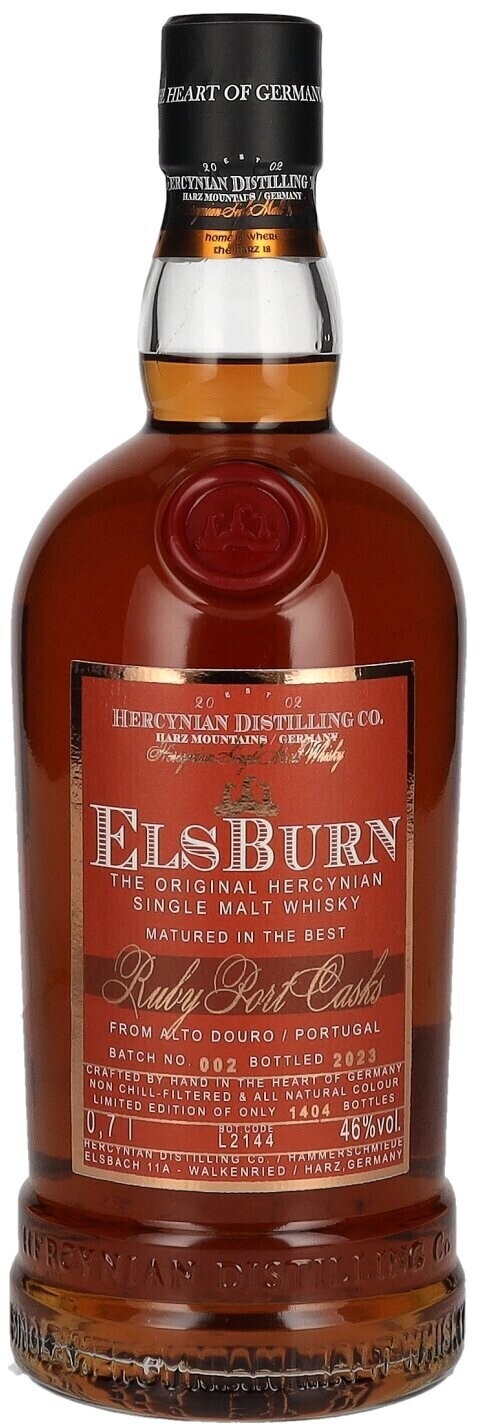 Elsburn Ruby Port Casks Single Malt Whisky Batch No. 002 0.7l 46%