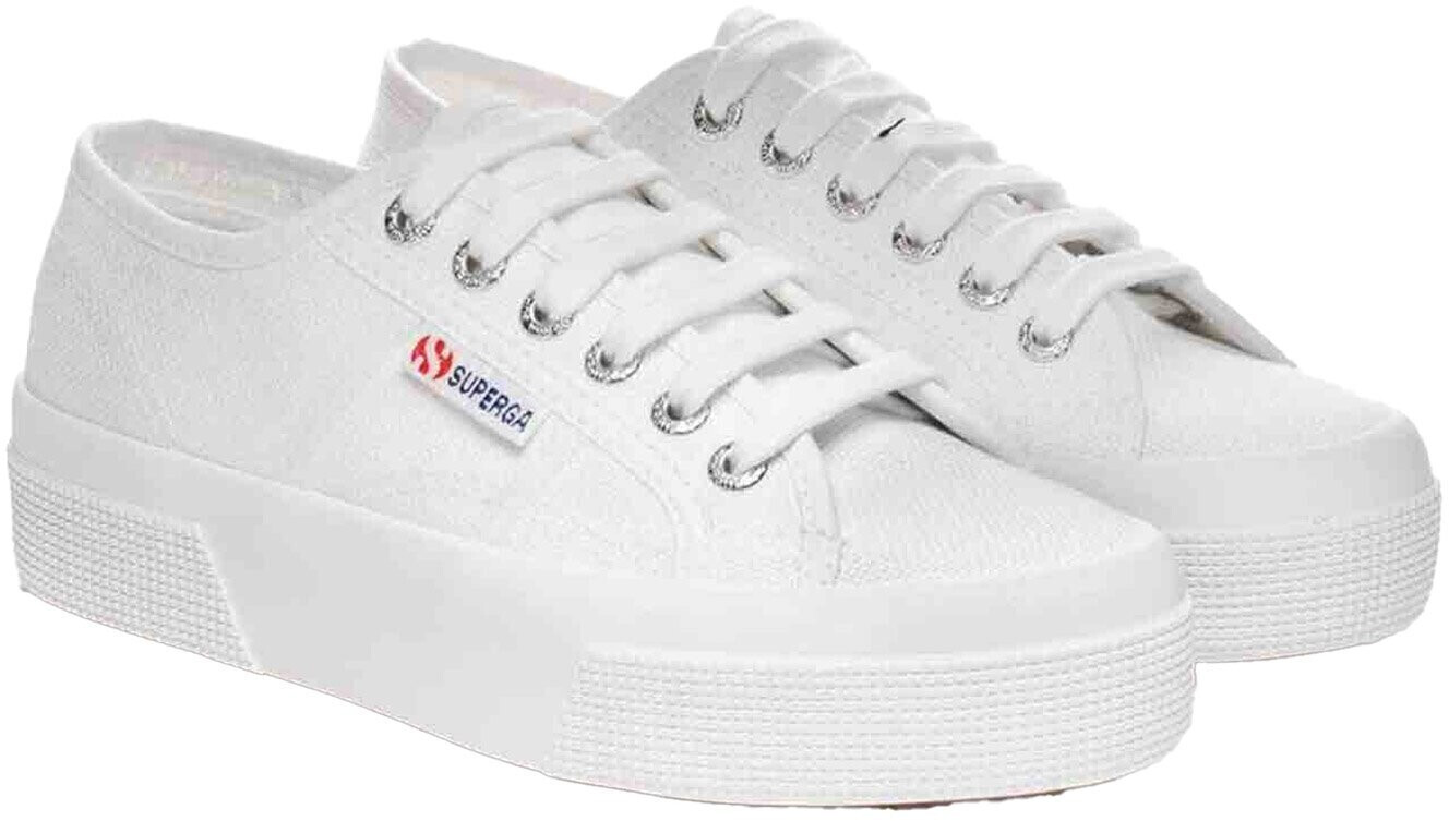 Superga flatform white sale