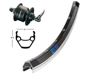 Exal Zx19 Qr Dynamo Shimano Dh3n72 Front Wheel black 9 x 100 mm