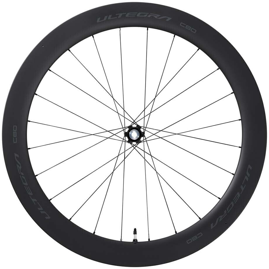 Shimano Ultegra R8170 C60 Cl Disc Carbon Tubeless Road Front Wheel black 12 x 100 mm
