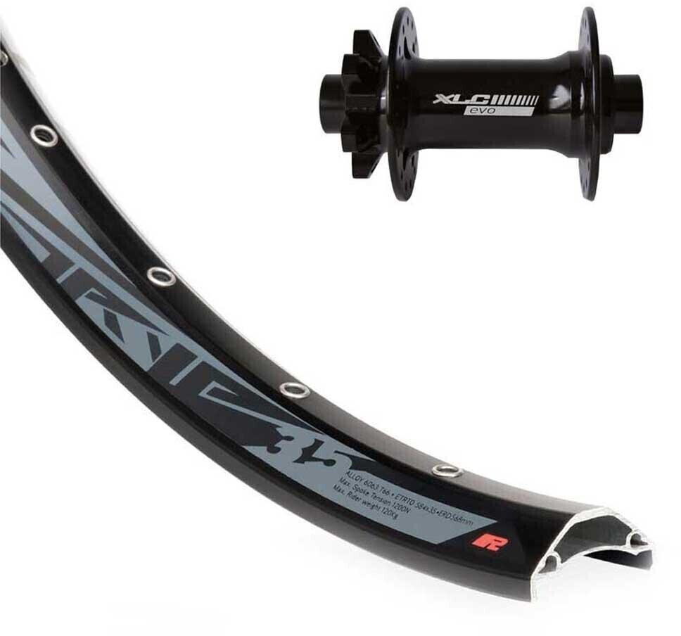 XLC Rodi Tryp 35 Evo (27,5) 6b Disc Mtb Front Wheel black 15 x 110 mm
