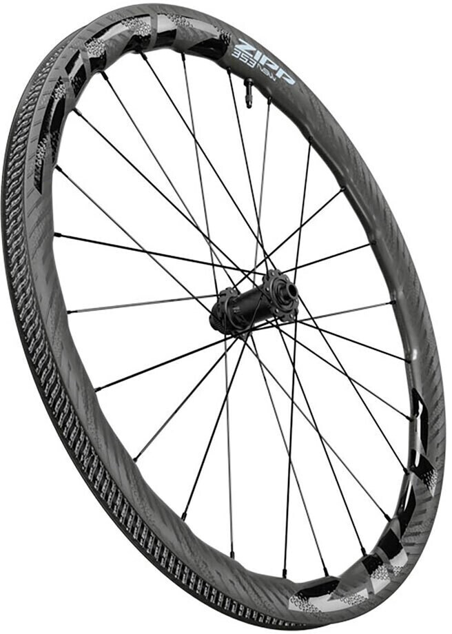 Zipp 353 Nsw Cl Disc Tubeless Road Front Wheel black 12 x 100 mm
