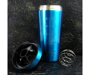 Best Body Nutrition Edelstahl Shaker, 1 x Stück, Farbe: metallic blau ab  11,69 €