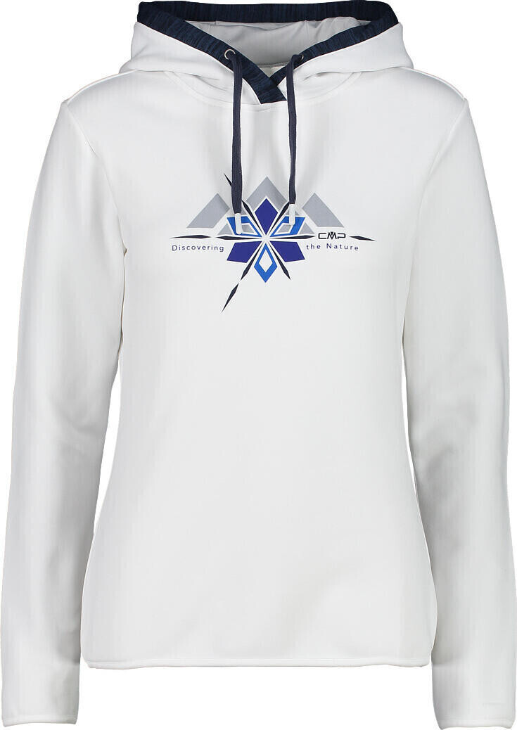 CMP Woman Sweat Fix Hood (31E1866) bianco