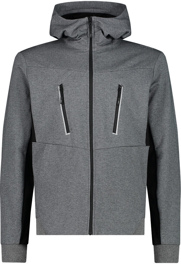 CMP Man Jacket Fix Hood (33D7717) fumo mel.