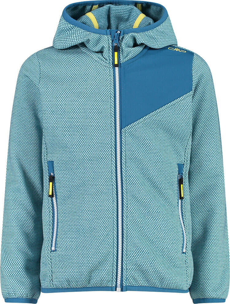 CMP Kid G Jacket Fix Hood (32H1285) acqua-lake