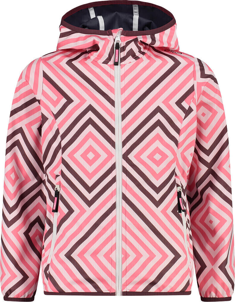 CMP Kid G Jacket Fix Hood (33A5205) pink fluo-b.co-plum