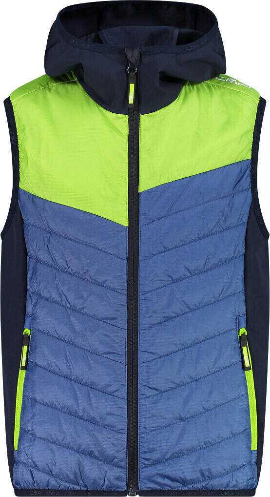 CMP Kid Hybrid Vest Fix Hood (33Z6904) dusty blue