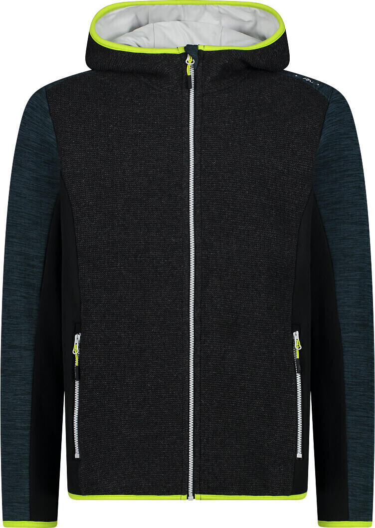 CMP Man Jacket Fix Hood (31M1857) petrol mel.