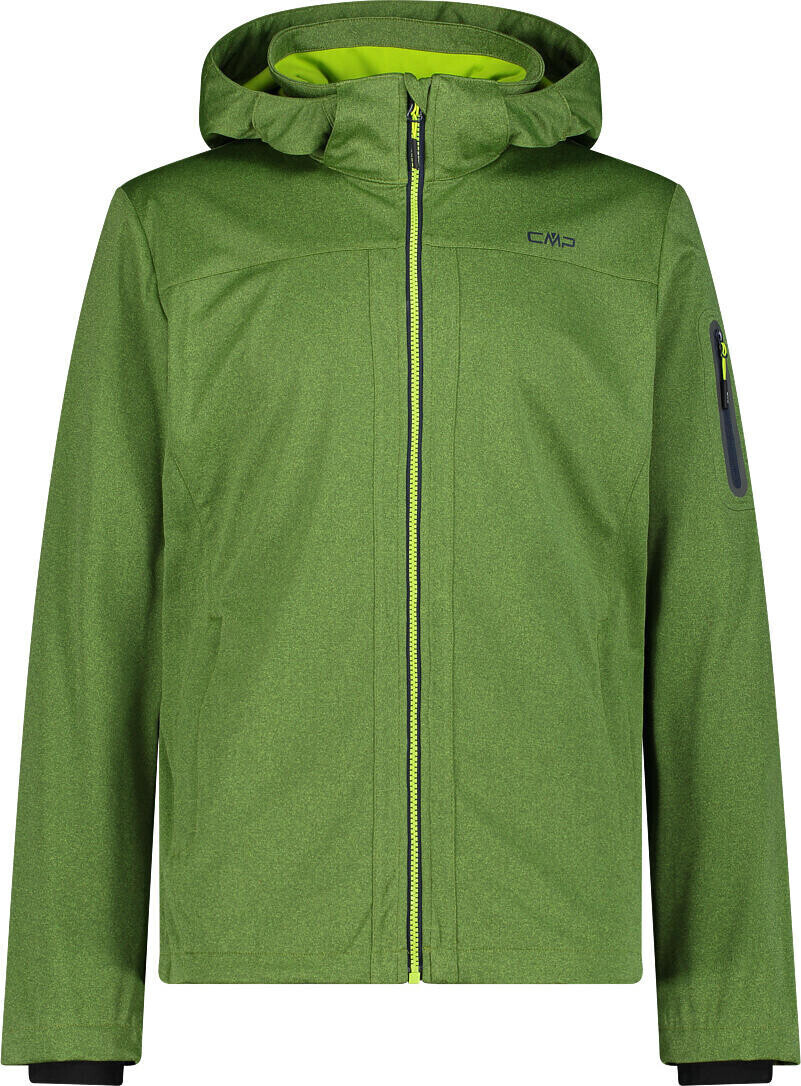 CMP Light Softshell Jacket with Detachable Hood (39A5027M) limegreen mel.