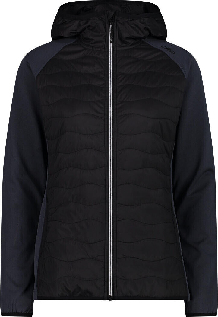 CMP Woman Jacket Hybrid Fix Hood (32E2136) nero mel.