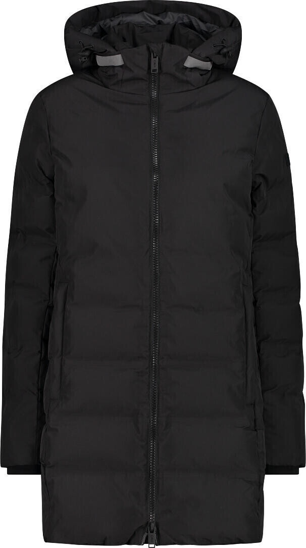 CMP Woman Jacket Long Snaps Hood (32K3316) nero
