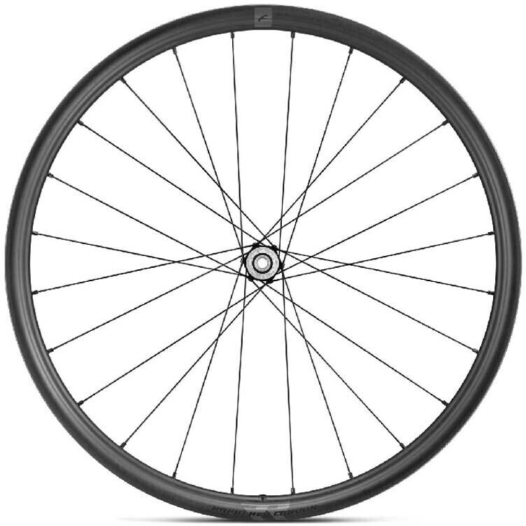Fulcrum Rapid Red Carbon 2wf 700c Disc Tubeless Gravel Wheel Set silver 12 x 100 / 12 x 142 mm / Campagnolo