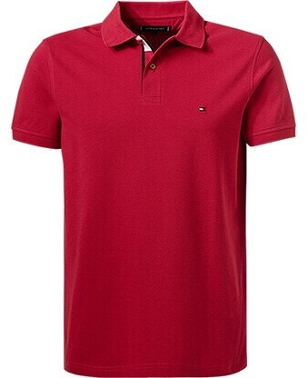 Tommy Hilfiger Flag Under Placket Short Sleeve Polo (MW0MW31684) primary red