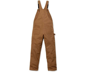 Carhartt Bib dungarees brown au meilleur prix sur
