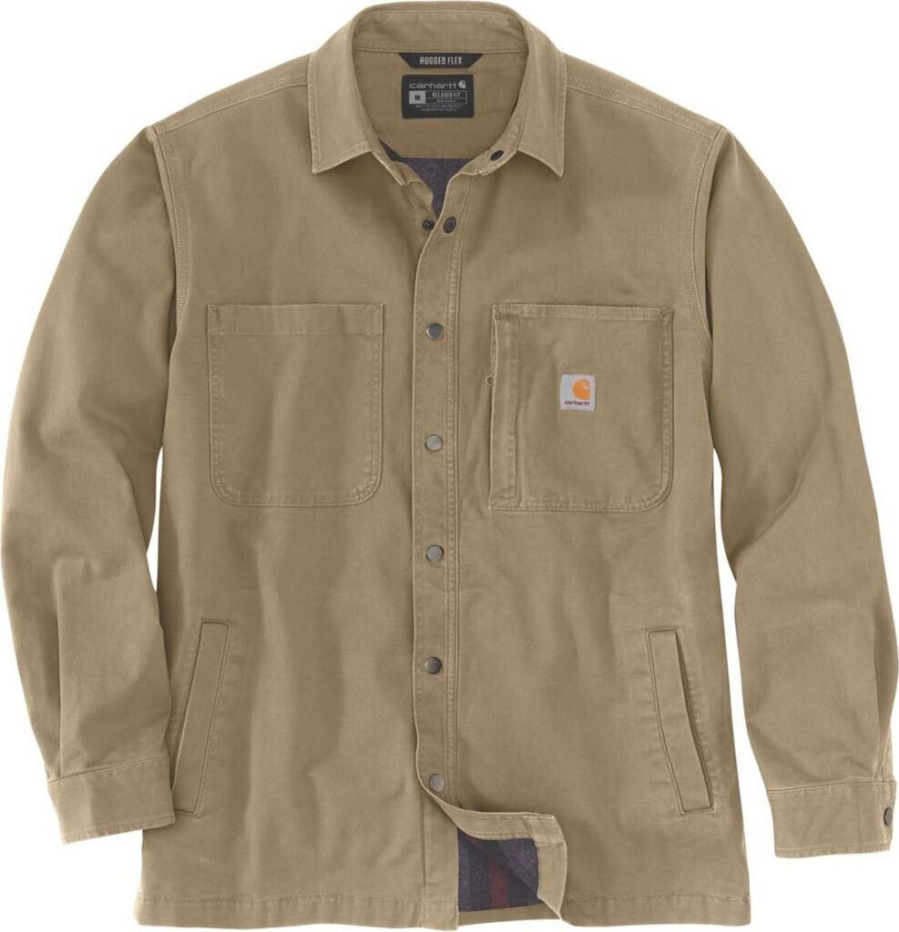 Carhartt Canvas-Fleece Hemd/Jacke beige