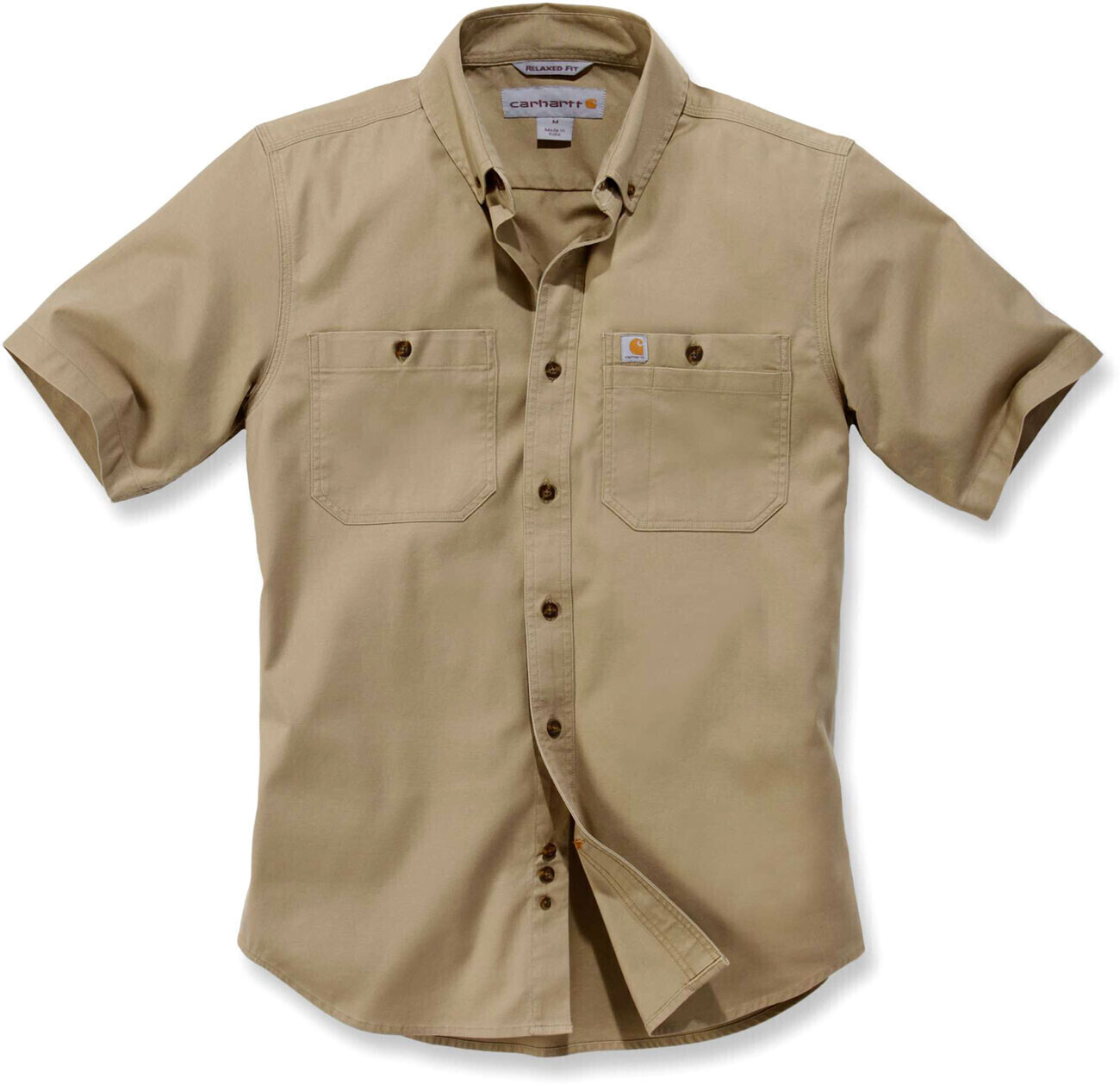 Carhartt Rugged Flex Rigby Hemd kurzarm beige