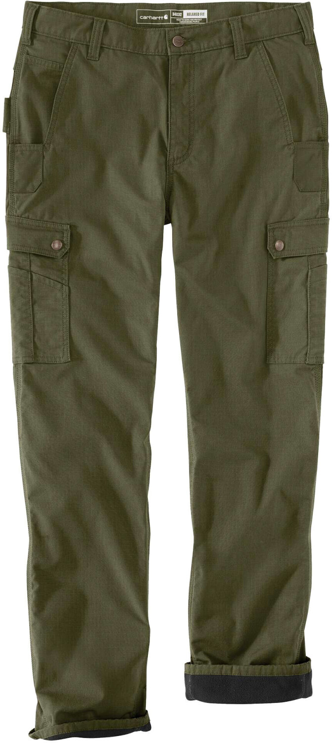 Carhartt Ripstop-Fleece Cargopants dark green (G72)