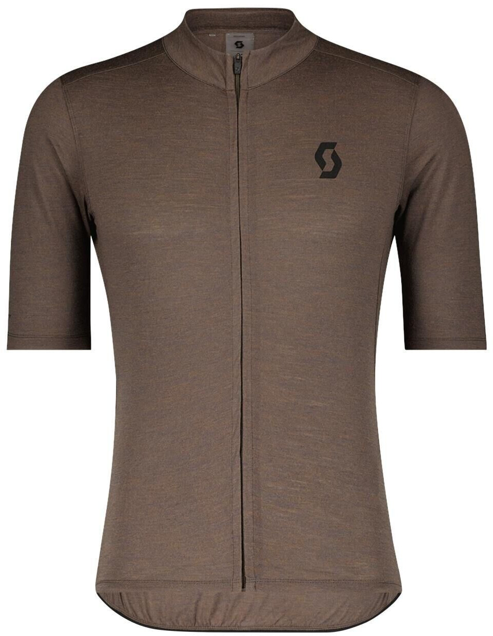 Scott Shirt M's Gravel Merino SS shadow brown/black