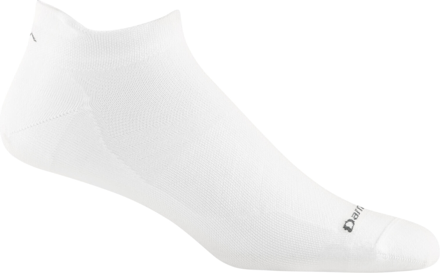 Darn Tough Men's Run No Show Tab Ultra-Lightweight Running Sock white