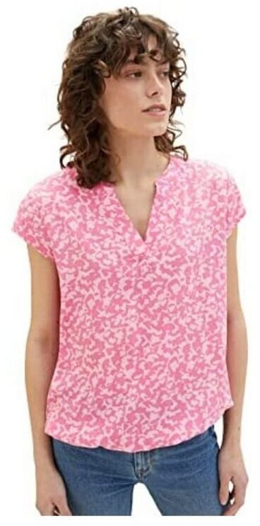 Tom Tailor Gemusterte Bluse geo design bei pink | € ab (1035245) Preisvergleich 25,20