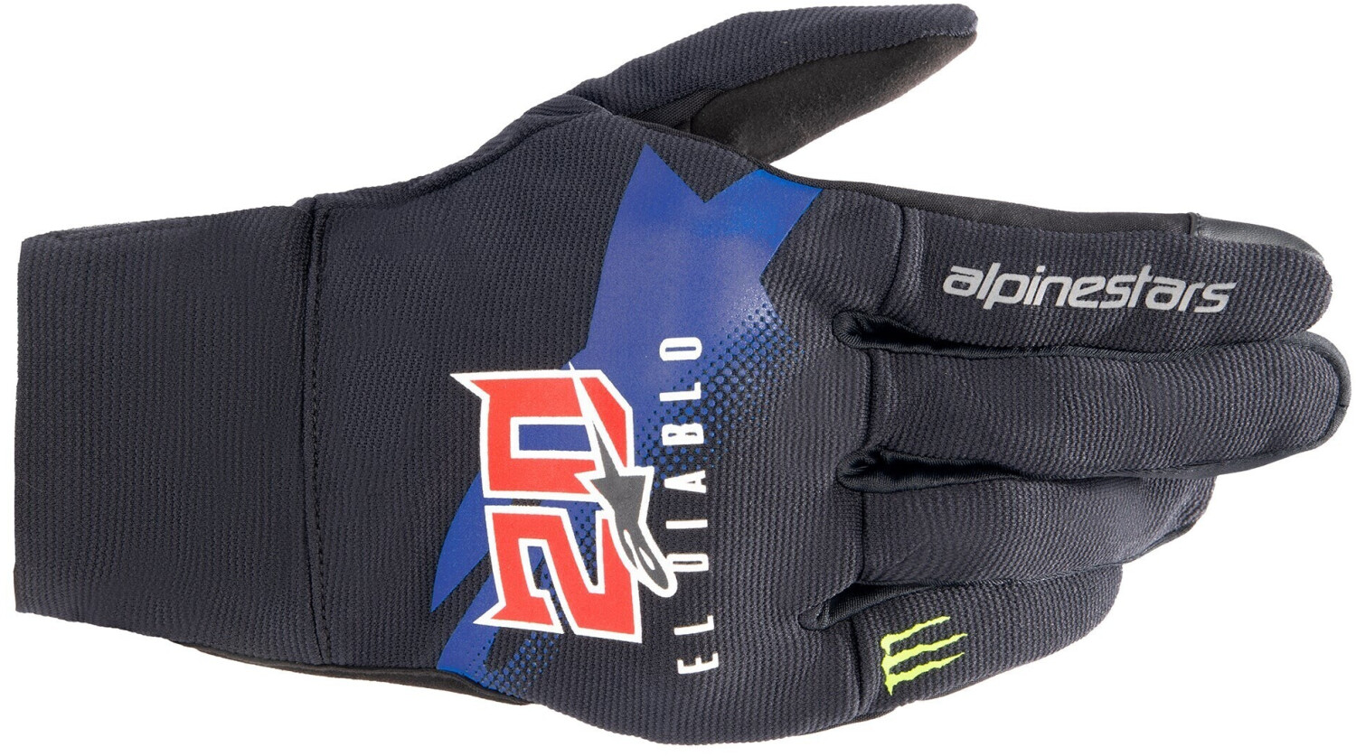 Alpinestars Gants FQ20 Reef noir/bleu/rouge