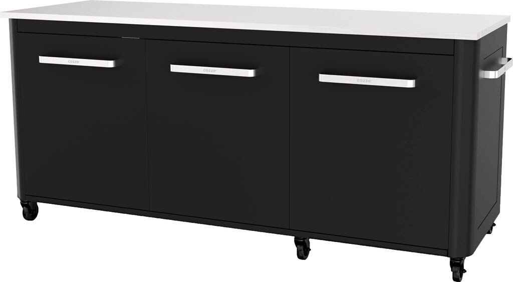 Cozze Outdoor Sideboard 210 x 67 x 90 cm black (90528)