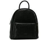 L.Credi Alena Backpack, Zaino Donna In Nero, 27x30x14 Cm, Leggero Con Scomparti Cerniera