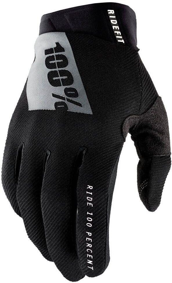 100% Ridefit Long Gloves Men black