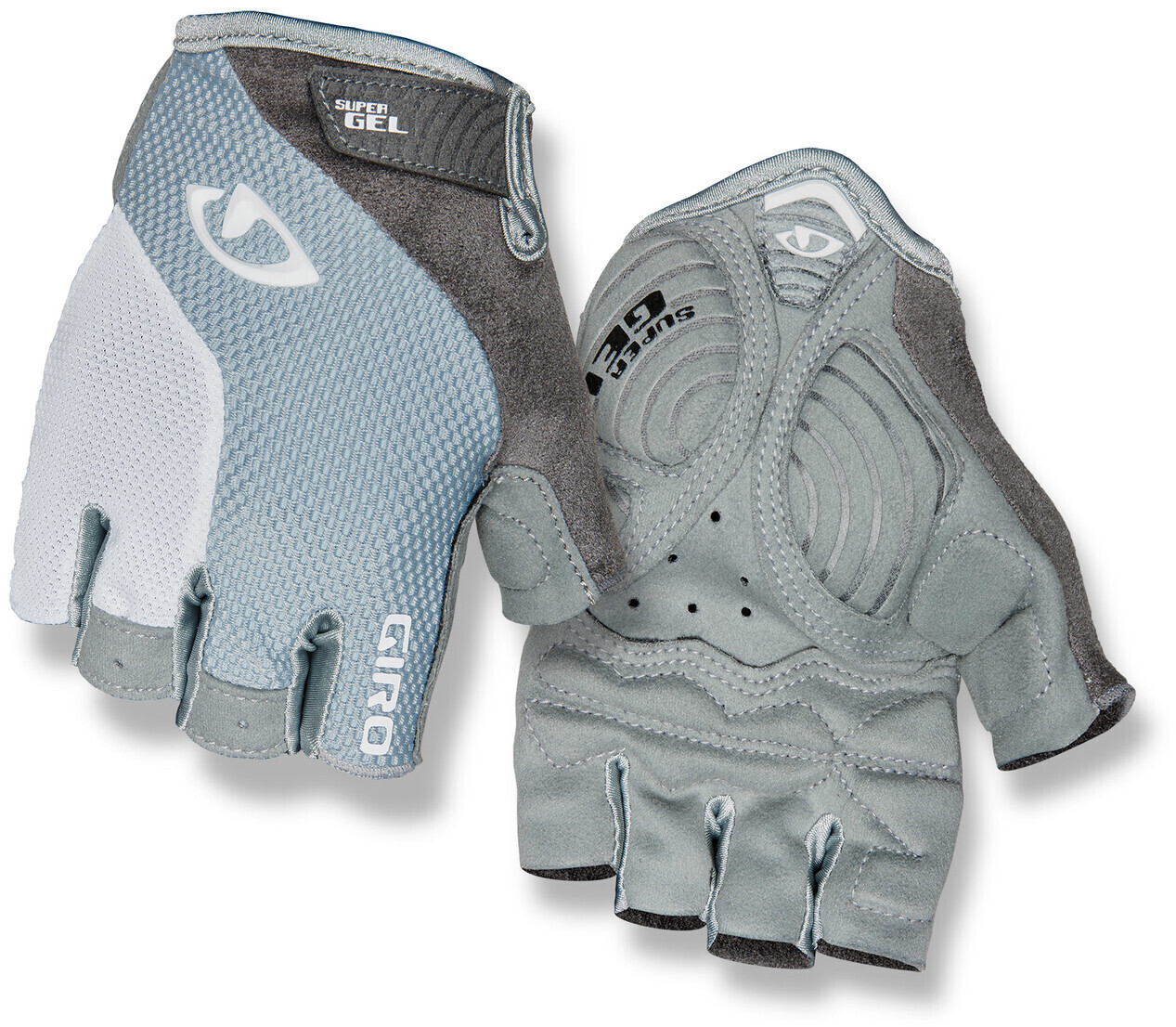 Photos - Cycling Gloves Giro Strada Massa Sgel Short Gloves Men grey 