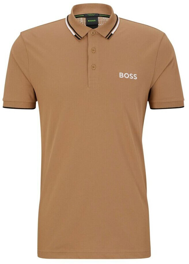 Buy Hugo Boss Paddy Pro Short Sleeve Polo 50469094 beige white