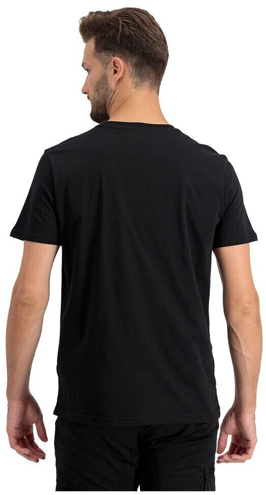 Alpha Industries Wording Short Sleeve Crew Neck T-Shirt (108501) black